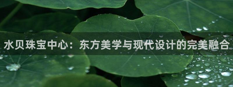 众腾娱乐开户:水贝珠宝中心:东方美学与现代设计的完美融合